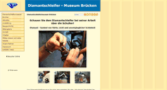 Desktop Screenshot of diamantschleifermuseum.de